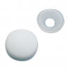 Cache-vis plastique blanc pour vis 3.5 mm