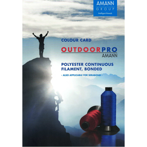 Plaquette nuancier fil Outdoor Pro Amann