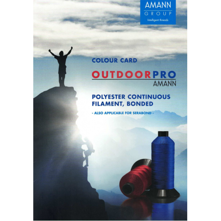 Plaquette nuancier fil Outdoor Pro Amann