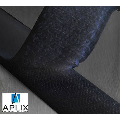 Rouleau de ruban scratch auto agrippant APLIX 800 coloris noir largeur 20 mm, 25 mm ou 50 mm