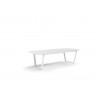 Rectangular outdoor dining table Air by Manutti - White ceramic 264 cm