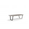 Rectangular outdoor dining table Air by Manutti - Lava frame, top quartz ceramic, 264 cm