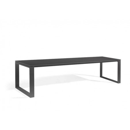 Rectangular outdoor dining table Fuse by Manutti - Lava frame