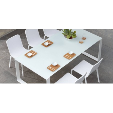 Rectangular outdoor dining table Prato by Manutti