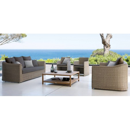 Square outdoor coffee table Sorento by Manutti