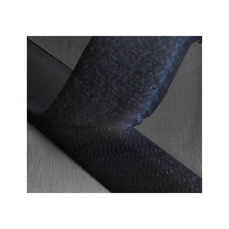 Ruban scratch auto agrippant coloris noir largeur 16 mm, 20 mm, 25 mm , 30 mm, 38 mm, 50 mm ou 100 mm
