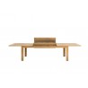 Extendible outdoor dining table Milano by Manutti - Folding system, frame and top teak