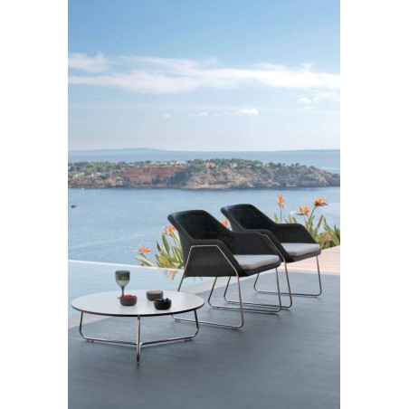 Round outdoor lounge table Mood by Manutti