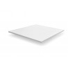 Rectangular outdoor coffee table Luna Floating by Manutti - White acid etched glass top