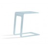 Opened outdoor side table by Manutti - Ice blue