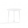 Round outdoor side table by Manutti - White