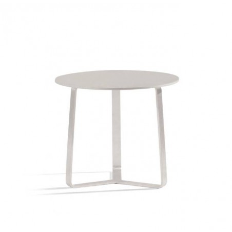 Round outdoor side table by Manutti - Shingle