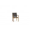 Outdoor chair Siena by Manutti - Batyline black