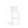 Outdoor barstool Helios by Manutti - White frame and seat