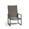 Outdoor recliner Latona by Manutti - Lava frame and mocca seat