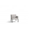 Outdoor armchair Liner by Manutti - Lava frame, Lotus smokey seat
