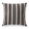 Decorative cushion 40 x 40 cm by Sifas - Taupe velvet stripe