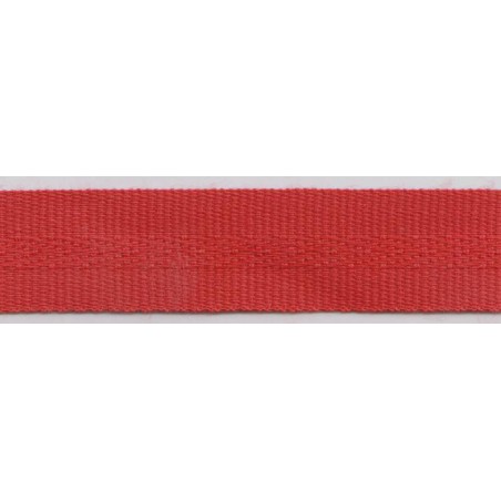 Galon acrylique teinté masse largeur 22 mm coloris rouge