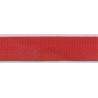 Galon acrylique teinté masse largeur 22 mm coloris rouge