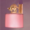 Bronze wall lamp cat Lili - Bronze gold