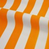 Toile d'extérieur à rayures Eze de Casal - Coloris Ivoire & Abricot