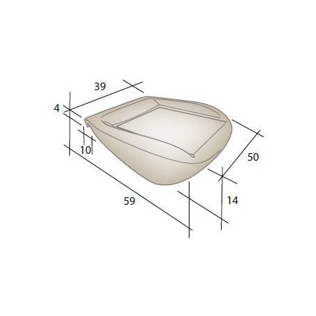 Mousse d'assise siège Fiat Fiorino