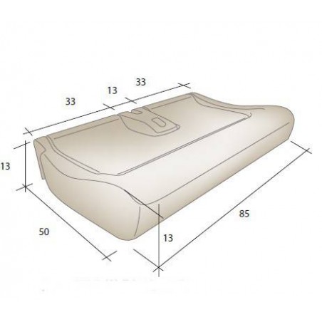 Mousse d'assise siège NISSAN NV400 bi place