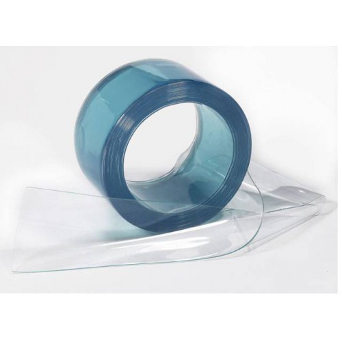 Flexible PVC cristal clear plastic curtain strip cold quality by meter