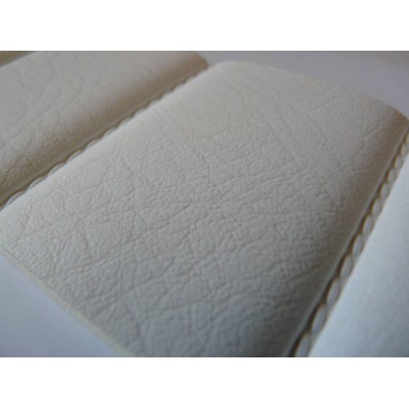 Leather-ribbed leather grain boat Calypso 3mm