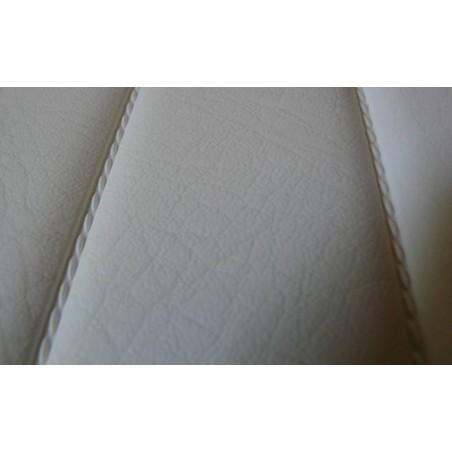 Simili-cuir côtelé pour bateau grain cuir sur ouate 3mm Siena