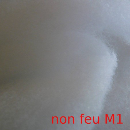 Ouate polyester non feu M1 grande largeur
