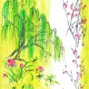 Tissu lin Willow Flower - Designers Guild