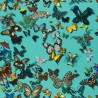 Tissu Butterfly Parade de Christian Lacroix - Coloris Lagon FCL025/04