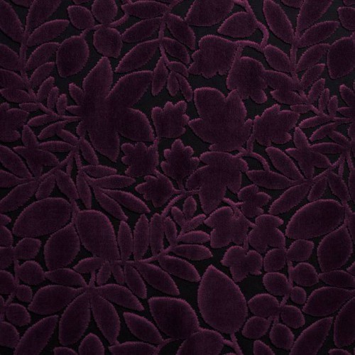 Tissu velours Paradiso - Panaz coloris 407 burgundy 