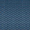 Tissu Fleuron - Houlès coloris 72776/9600 bleu
