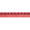 Passepoil simili-cuir diamètre 5 mm surpiqué - Houlès coloris 31106/9500 rouge