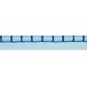 Passepoil simili-cuir diamètre 5 mm surpiqué - Houlès coloris 31106/9620 bleu pale