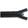 Fermeture éclair YKK séparable simple tirette chaine 10 mm noire - 60 cm