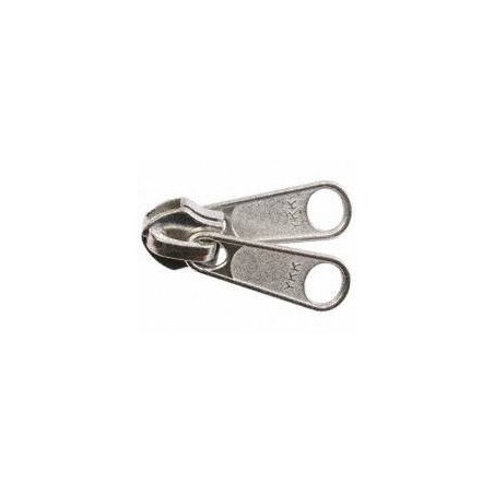 Slider zipper for double spiral YKK zipper chain 10 mm