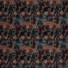 Tissu suédine Meltingpot - Jean Paul Gaultier coloris 3452/04 terre