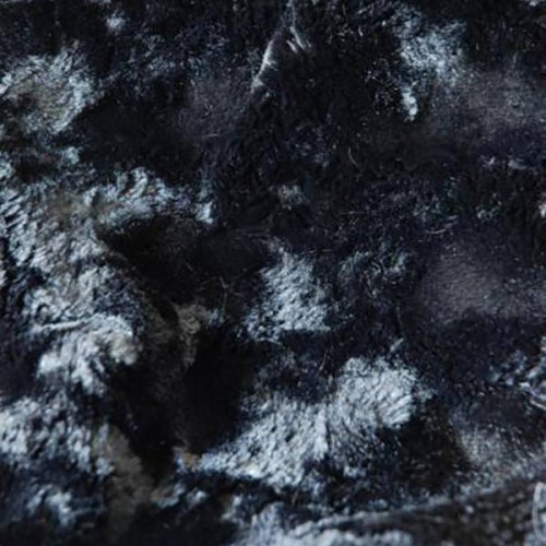 Tissu fausse fourrure Loutre - Lelièvre coloris 0620/02 noir