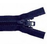Fermeture éclair YKK séparable simple tirette chaine 10 mm bleu marine longueur 100 cm