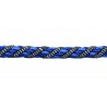 Câblé corde 12 mm collection Palais Royal - Houlès coloris 31332/9600 bleu royal