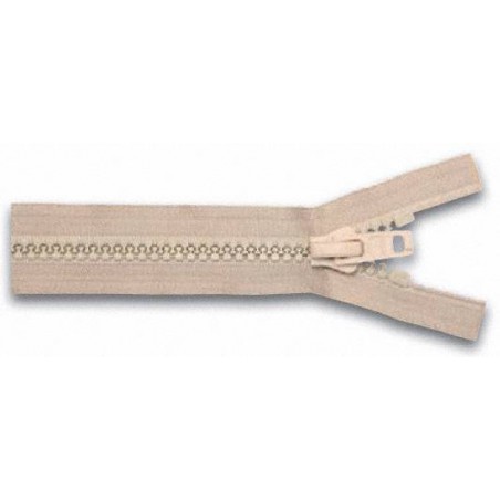 YKK zipper separable single zipper chain 10 mm beige
