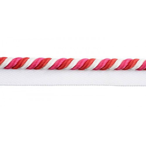 Câblé sur pied 7 mm collection Naomi - Houlès coloris 31251/9450 framboise
