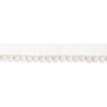 Câblé perles 8 mm collection Opale - Houlès coloris 31294/9000 blanc