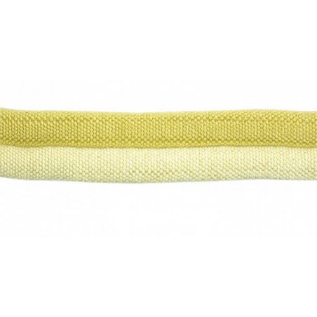 Double corde bicolore 10 mm collection Double Corde & Galons - Houlès coloris 31286/9170 jaune