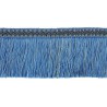 Frange effilé 65 mm collection Marly - Houlès coloris 33110/9600 bleu