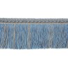 Frange effilé 65 mm collection Marly - Houlès coloris 33110/9680 bleu ancien