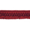 Frange effilé 65 mm collection Valmont - Houlès coloris 33156/9500 rouge